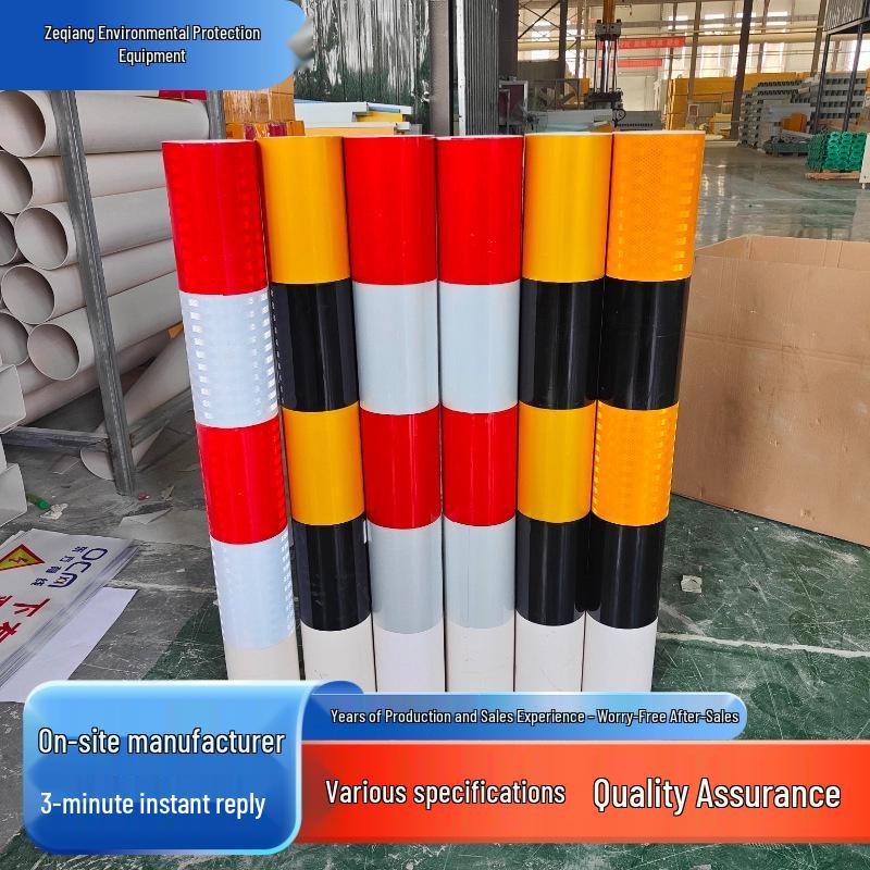 FRP Road Safety Bollard: Embedded, Anti-Collision, Direct Buried Warning Post