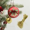 PVC Xmas Tree Ball Ropes Silver Xmas Tree Lanyard Christmas Rope  Christmas Drop