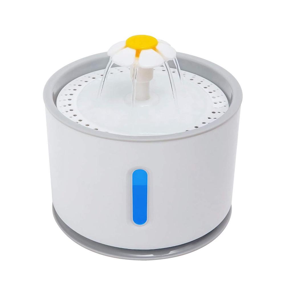 2,4L Leise Katzenwasserfontäne mit LED-Licht & Automatischer Abschaltung
