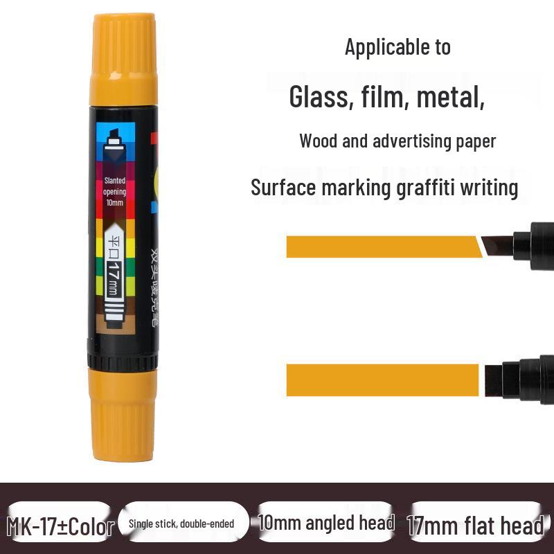Feiluo Lang POP Double-headed Refillable Marker Pen for Posters and Advertising
