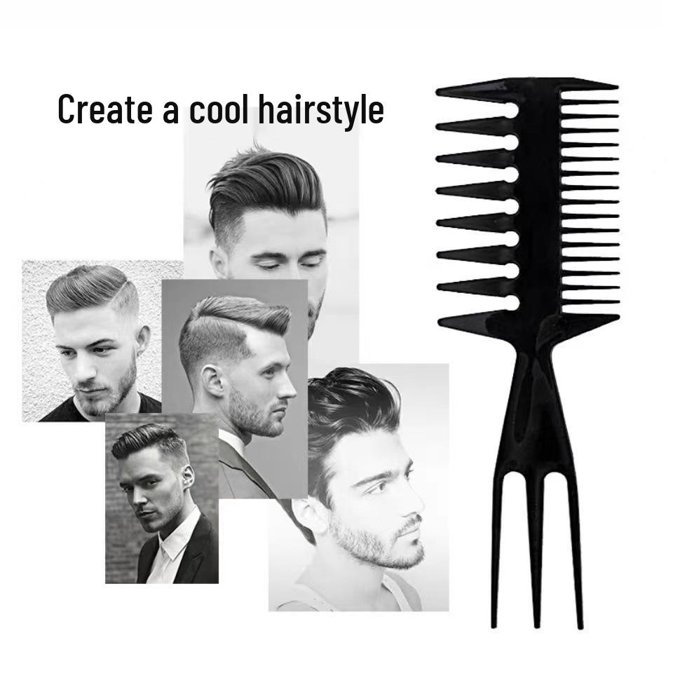 Men's Pompadour & Styling Fishbone Comb