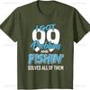 Funny Fishing Sarcasm Quotes Joke Hobbies Humor Fishing Cotton TShirt Pro Choice Oversized T Shirt Women Clothing Y2k Tops