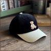 Warme Cord-Baseballkappe im koreanischen Stil mit breiter Krempe für Herbst und Winter