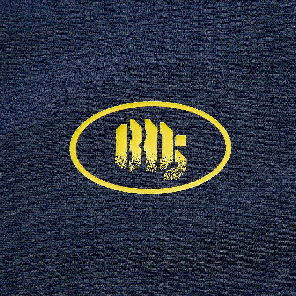 Li Ning Basketball Series Sportlich Lässig Einfach Gestreift Buchstabenprint Locker Kurzarm T-Shirt Herren Tops Tiefmarineblau ATSV023-7