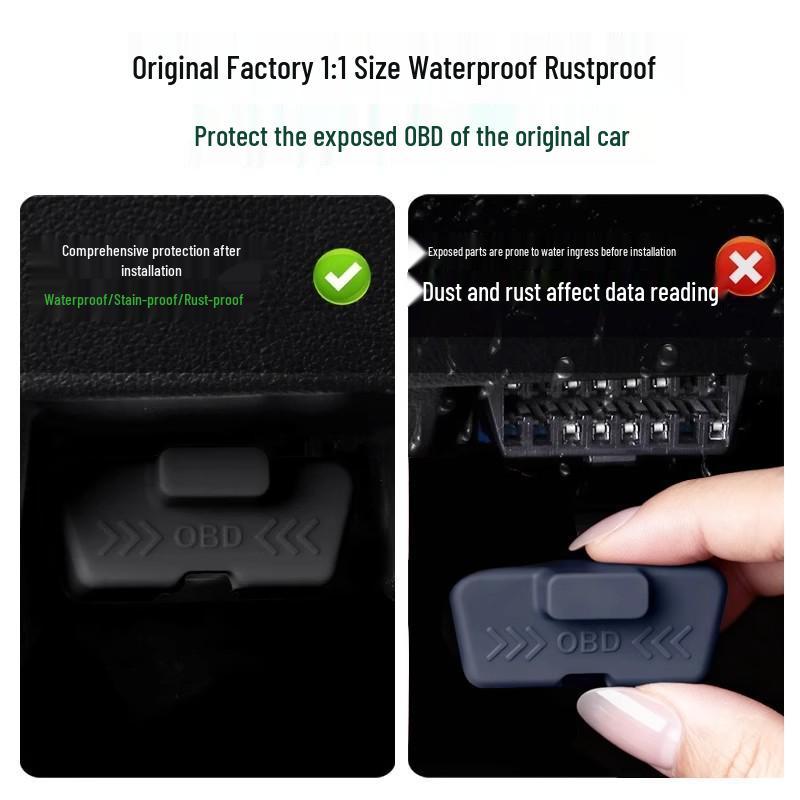 Waterproof Silicone OBD Protective Cover for Xiaomi YU7/SU7 Car Diagnostic Interface