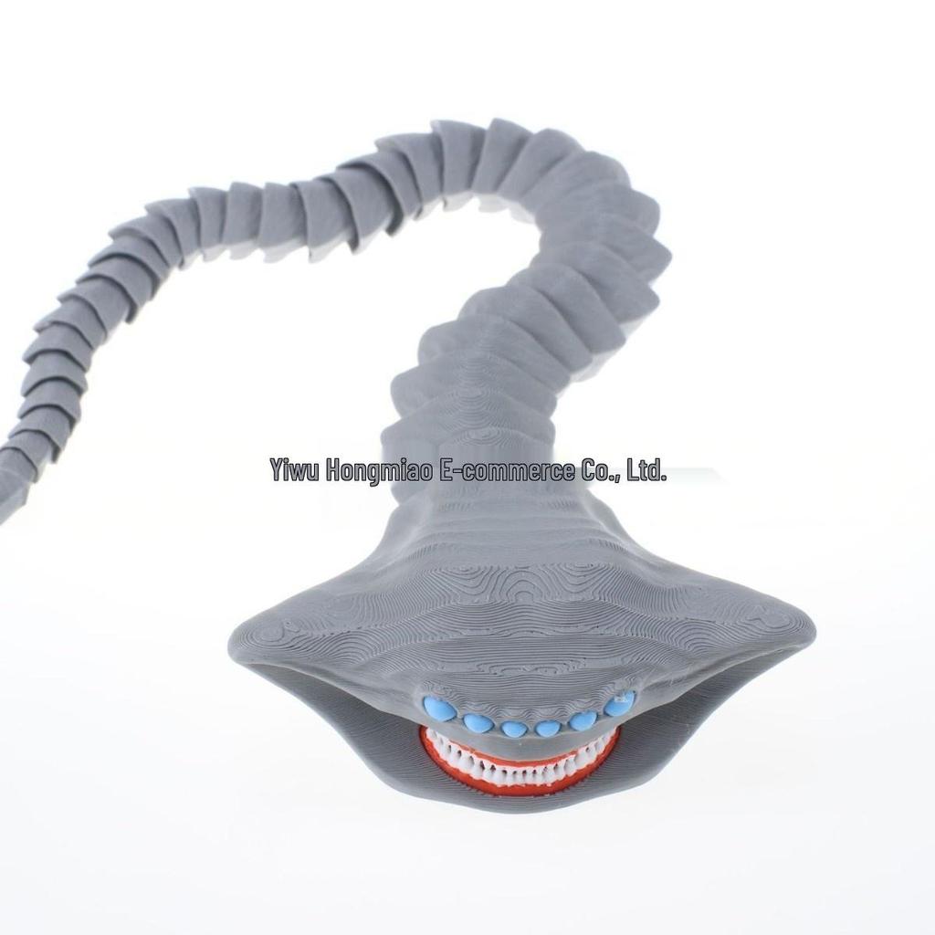 3D Printed Articulated Deep Sea Monster Toy – Creative Novelty