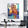 5D DIY Diamond Painting Full Round Animal Owl Embroidery Sale Picture Rhinestone Diamond