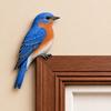 Wooden Door Topper Decor Corner Fit Animal Door Decor Rustic Door Hanging Ornaments  Bird Lovers