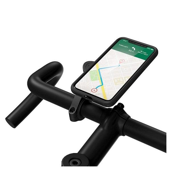 Uchwyt rowerowy na telefon Spigen GearLock MF100 - Kierownica Czarny