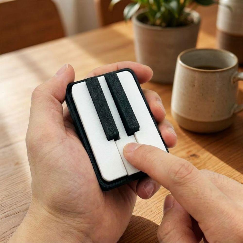 5-key Press Piano Keyboard Clicker Novelty Piano Key Fidget Figurine  Car Key