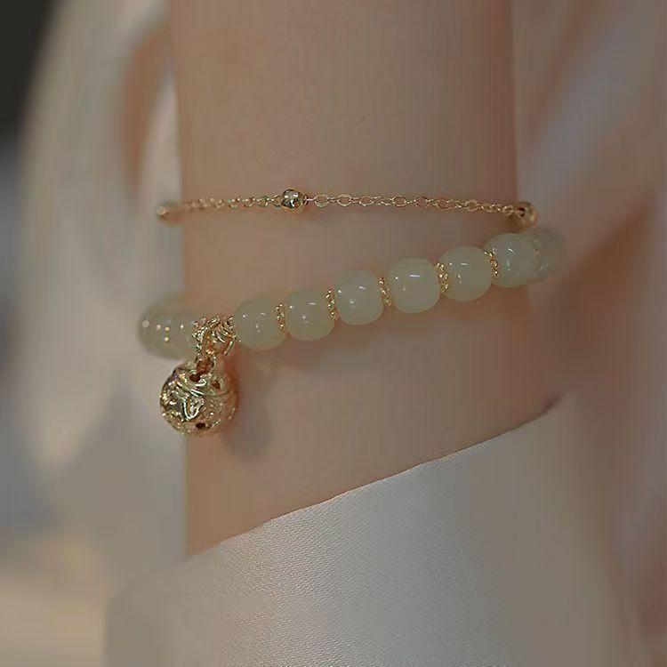 Wada Yuyu pearl blessing bracelet women's new fashion high-end sense of light luxury niche design girlfriends all-match gift