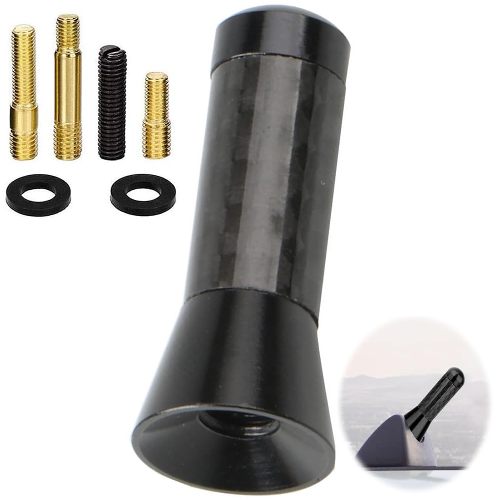 

Автомобильная радиоантенна Короткая антенна для автомобиля AM/FM Короткая антенна (Черный/3,5 см) Мачта высокой чувствительности чёрный