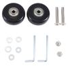 AEE2-50X18mm Set Of 2 Luggage Suitcase Replacement Wheels,PU Swivel Caster Wheels Carbon Steel Bearings Repair Kits