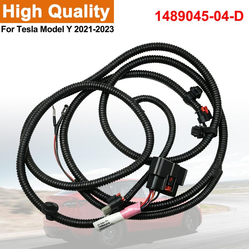1489045-04-D Front Fascia Wiring Harness Assembly Fog Light Radar Sensor Cable Replacement For Tesla Model Y HW3 2021 2022 2023