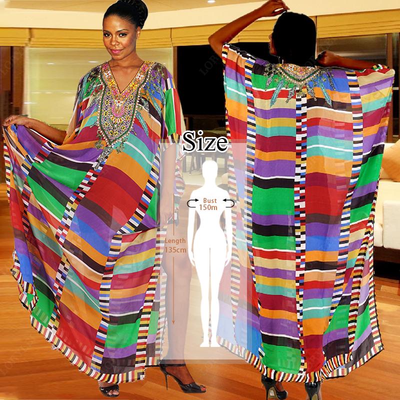 Cover-ups Sommer Dame Beachwear Kaftan Beach Dress Black Cotton Tunika Badedrakt Cover Up