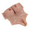 Color 2 Silicone Fake Breast Soft Comfortable Odorless Shapely Trembling Silicone Fake Boobs