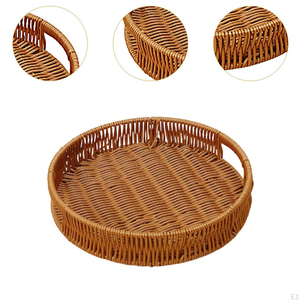 Handwoven Tray for Serving Fruits And Snacks, Storage Basket Events