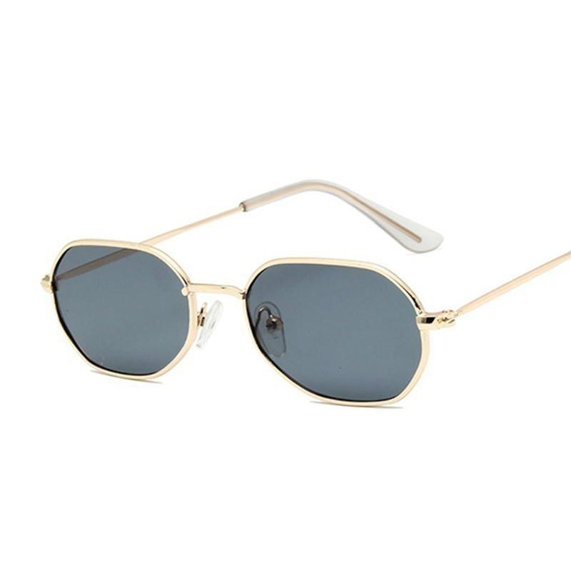 New Red Brand Designer Vintage Oval Sunglasses Woman Retro Clear Lens Eyewear Square Sun Glasses For Female Male Uv400