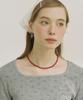 Ourhope Onyx Loose Necklace - Red