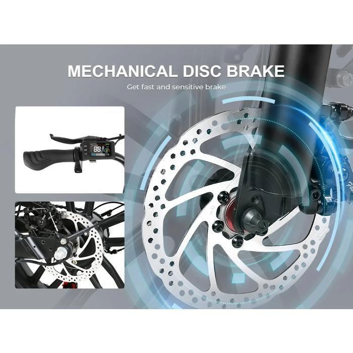 Samebike C05 PRO - Elektrofahrrad - Motor 250W - Batterie 36V 13Ah - Reichweite 70KM - Max. 25KM/H - Räder 20" - Dunkelblau