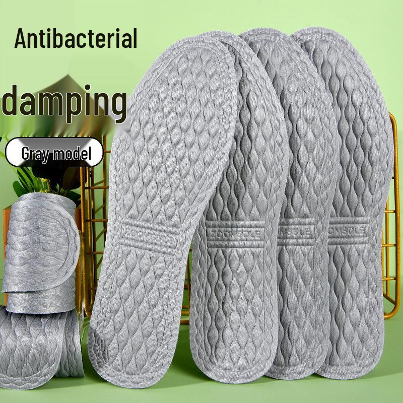 Comfort Breathable Thin Ultra-Soft Sports Insoles for Men & Women - Sweat-Proof Running Shoe Pads