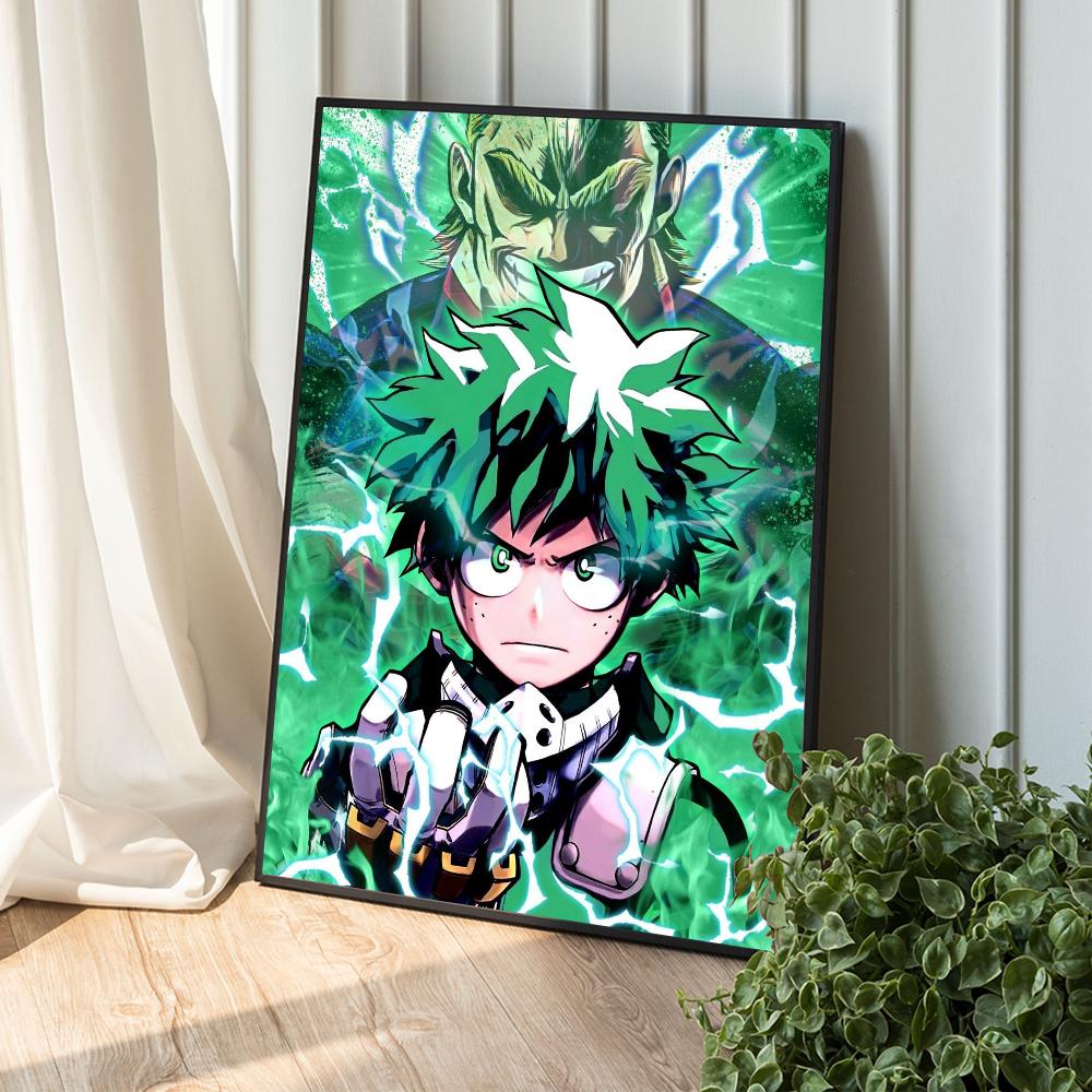 Midoriya Izuku Deku My Hero Academia  Classic Vintage Posters Whitepaper Prints Posters Artwork Kawaii Room Decor