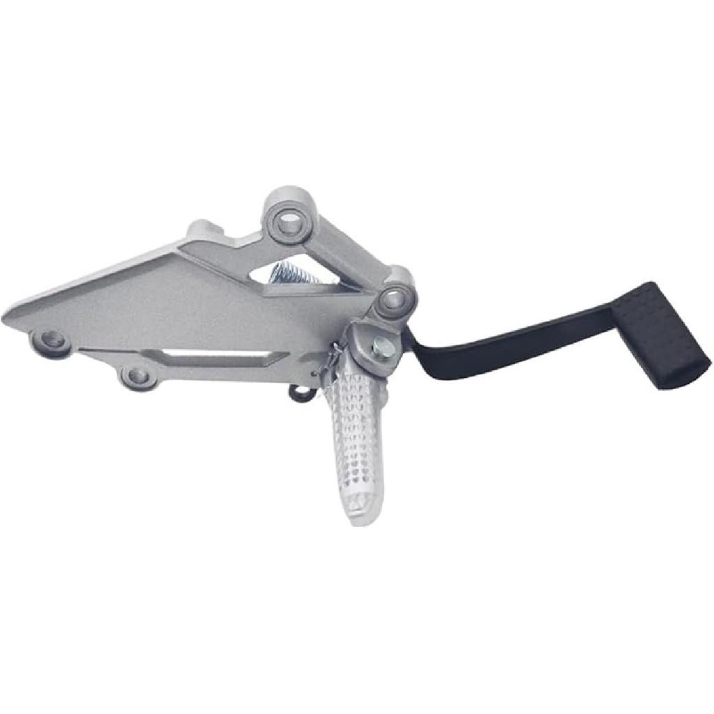 Motorcycle Left Or Right Rear Foot Peg Brake Pedal Footrest Bracket Compatible With 250/300 NINJA EX250R Z250 Z300(1pc R Black Footbrak)
