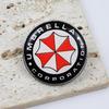 Resident Evil Umbrella Corp Cartoon Brooch - Fashionable Metal Game-Inspired Bag Accessory Badge