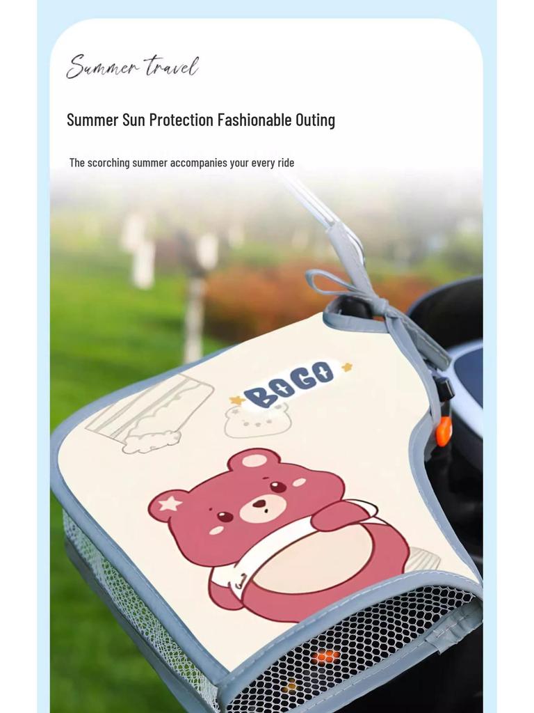 Letní elektrické auto a motocykl řídítka sluneční clona rukavice - Vodotěsné a větruodolné