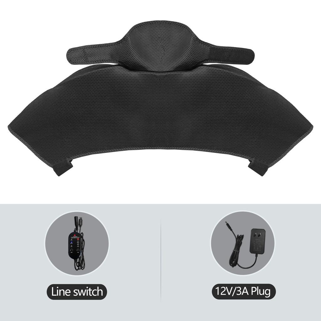 Beheizbarer Schulter-Rücken-Massager 3 Massage-Heizfunktionen Passt für Schultern Nacken Rücken Lindert Nackenschmerzen Muskelzerrungen