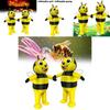 Festive Inflatable Bee Suit Made From Polyester For Themed Parties And Outdoor Celebrations