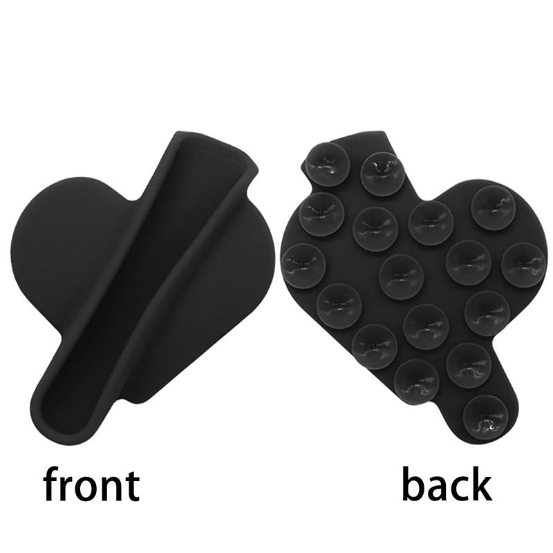 

Силиконовый держатель для помады для телефона в форме сердца, чехол для мобильного телефона, держатель-подставка для блеска для губ, аксессуары, защитный чехол-наклейка