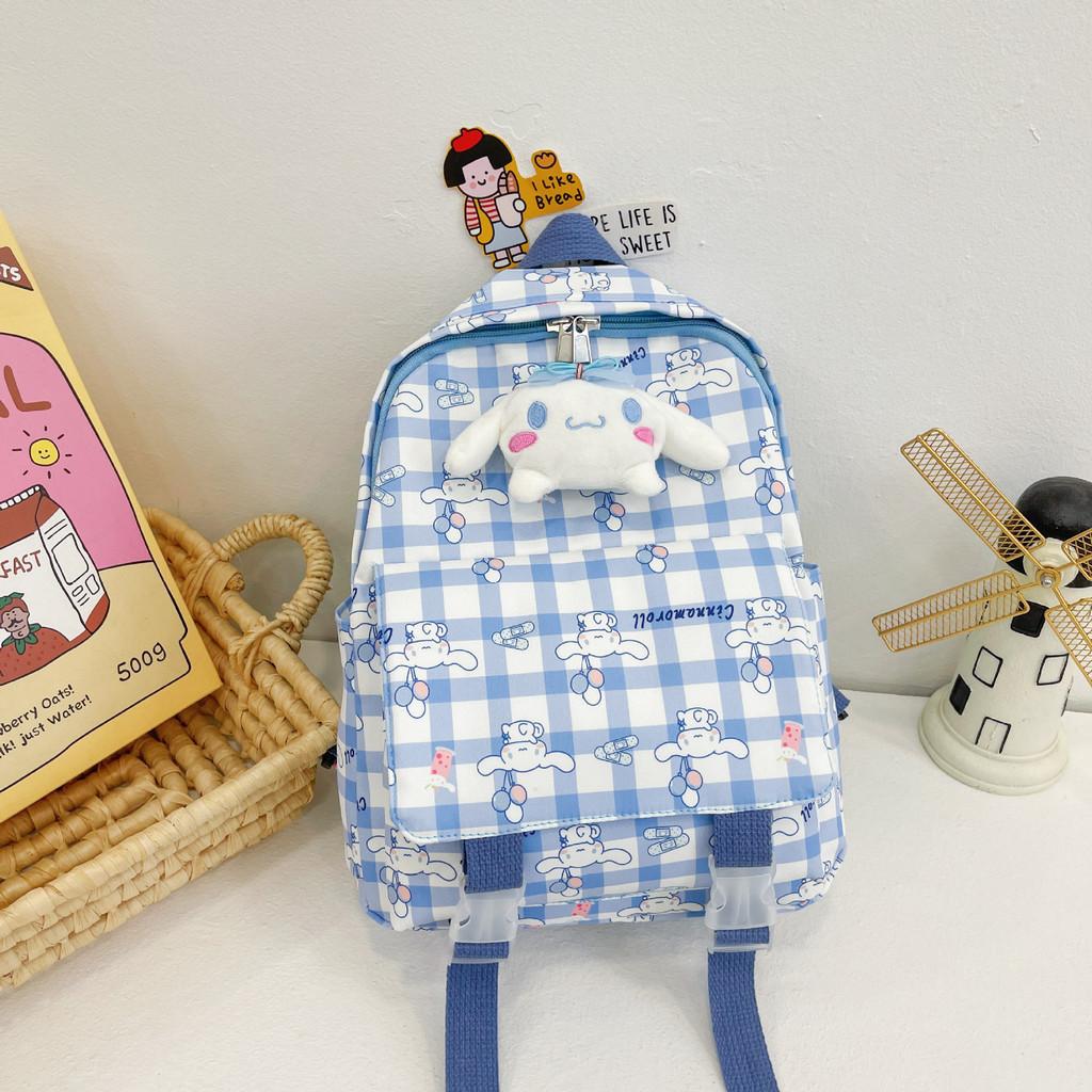 Charming Cartoon Kids Backpack Lightweight Stylish Nylon School Bag For Girls And Boys