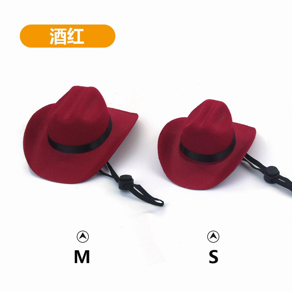 Dog Cap for Small Dog Cat Cowboy Cap Dog Baseball Beach Visor Hat Puppy Outdoor Cap Funny Christmas Street Party Pet Accessories