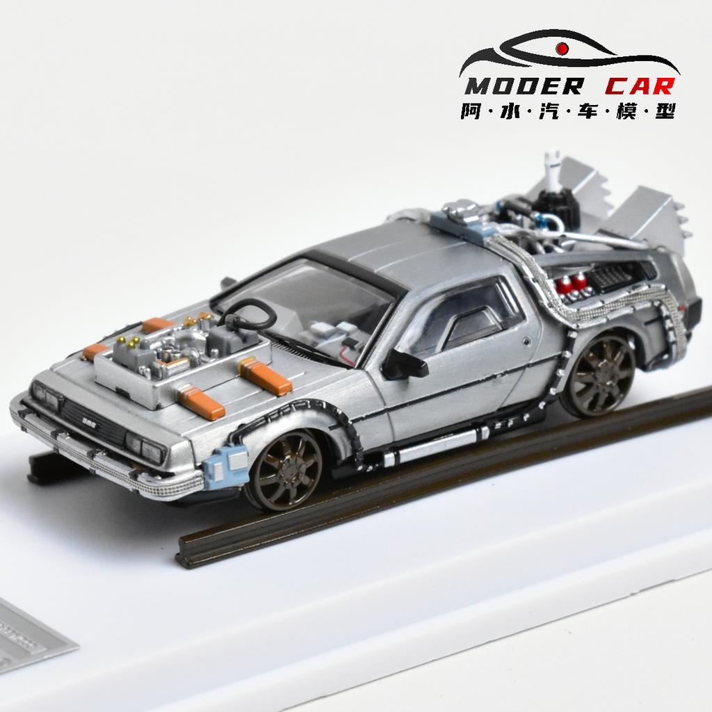 MJ 1:64 Zurück in die Zukunft DeLorean DMC 12 Sammlung Diecast Modellauto
