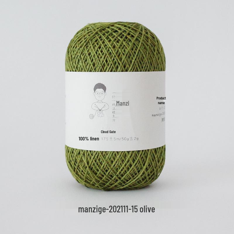 Yunfei 100% Linen No. 5 Fine Thread for Hand-Woven Crochet and Needlework