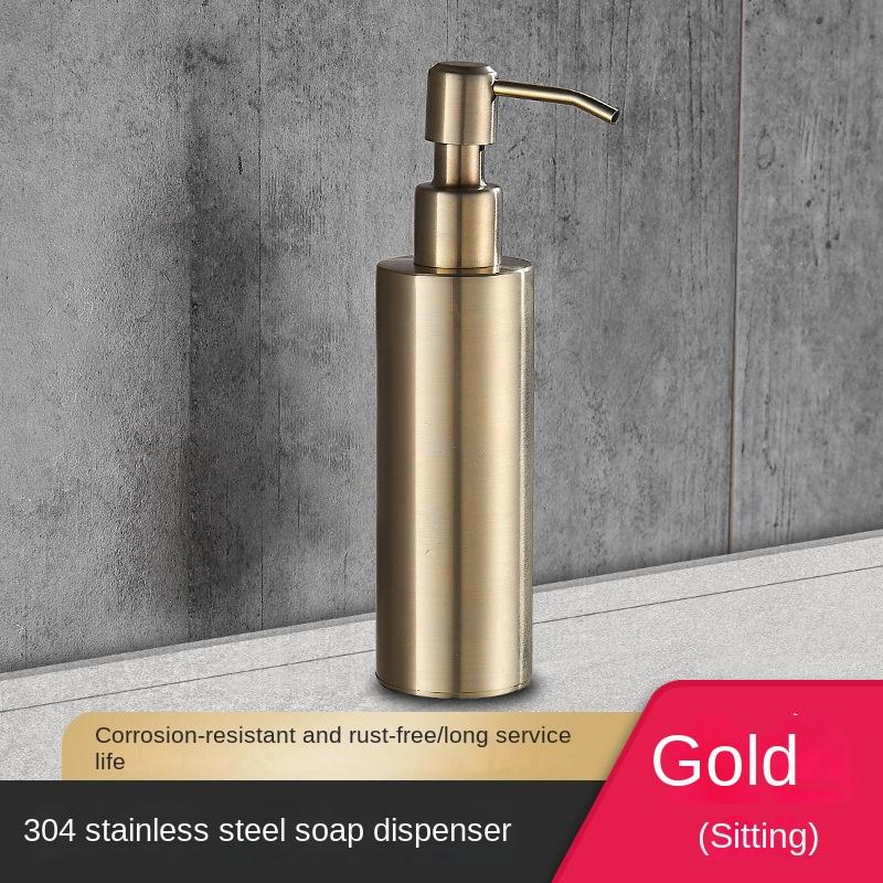 Dispenser de săpun din oțel inoxidabil 304, montat pe perete, 200 ml, dozator de săpun lichid pentru hotel, dozator de săpun de mână, accesorii pentru baie