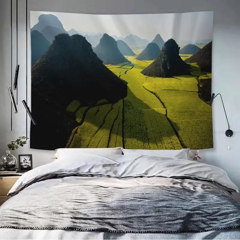 Bedroom Living Room Tapestry Prairie Landscape Pattern Fashion Home Decoration