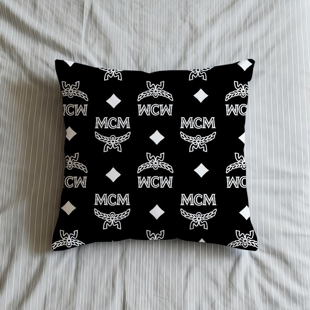 Cushion Cover Soft Case Cool Sofa Logo Living Room Home M-M-M-mCMS-ES Comfortable Fashion Office Decor Protective Pillow
