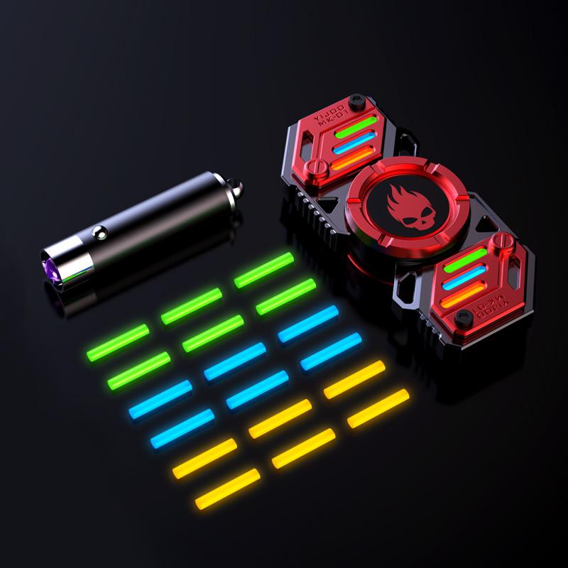 729 Light Effect Combinations Fidget Spinner Metal Toys for Men Roating Gyro Fingertip Antistress EDC Hand Stress Relief Gifts