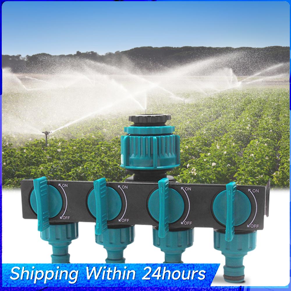 

1/2in-3/4in-1in Hose Splitters Agriculture Irrigation Splitters Plastic 4-Way Water Hose Connectors for Drip Irrigation Tubing China Mainland