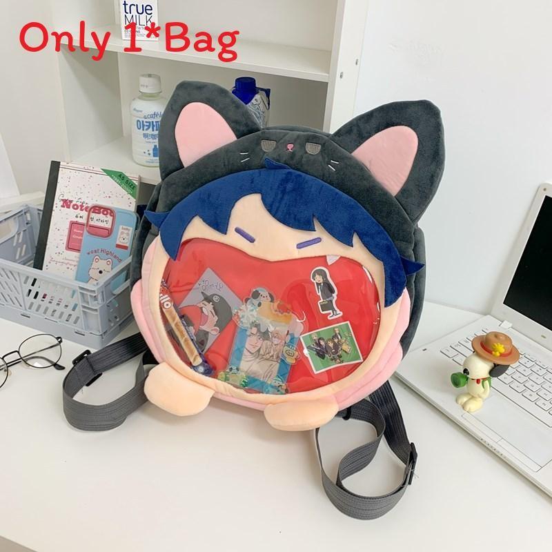 Plush Itabag Papergames Backpack With Mobile Storage For Kids Fashion Gifts