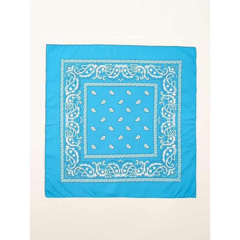 54cm*54cm Fashion Cotton Hip Hop Head Scarf Paisley Square Scarves Headwear Bandanna Hair Band Neck Wrist Wrap Band Accessories