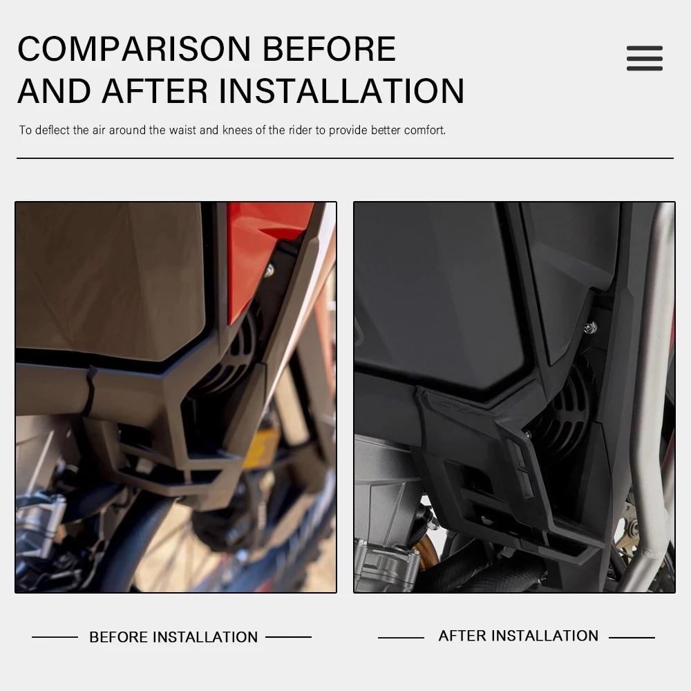 Nové příslušenství pro motocykly Deflektory Sada deflektorů pro nízký vítr Guma pro Honda CRF 1100 L CRF1100L Twin 2022