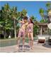 Cross-Border Conservative Couples' One-Piece Swimsuit: Slimming, Tummy-Covering Beachwear with Long Sleeves for Men & Women.