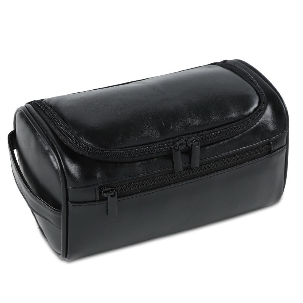 Herren Vintage Kulturbeutel - Luxus Reise Kosmetiktasche zum Aufhängen Waschtasche für Geschäftsreisen Männlicher Make-up Organizer Aufbewahrungsbeutel