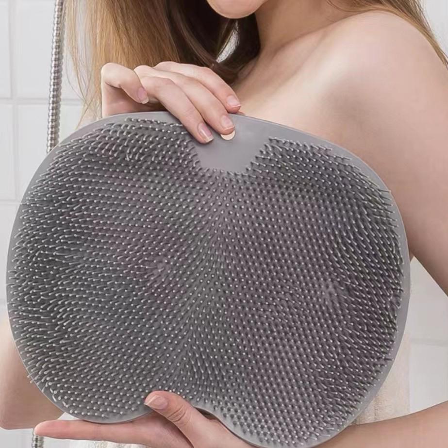 Douyin Multipurpose Back Massage & Foot Scrubbing Bath Mat with Non-Slip Suction Cups