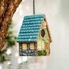 Courtyard Garden Decoration Parrot Outdoor Bird House Winter Warm Bird Nest Hanging Nest Resin Crafts Ornaments