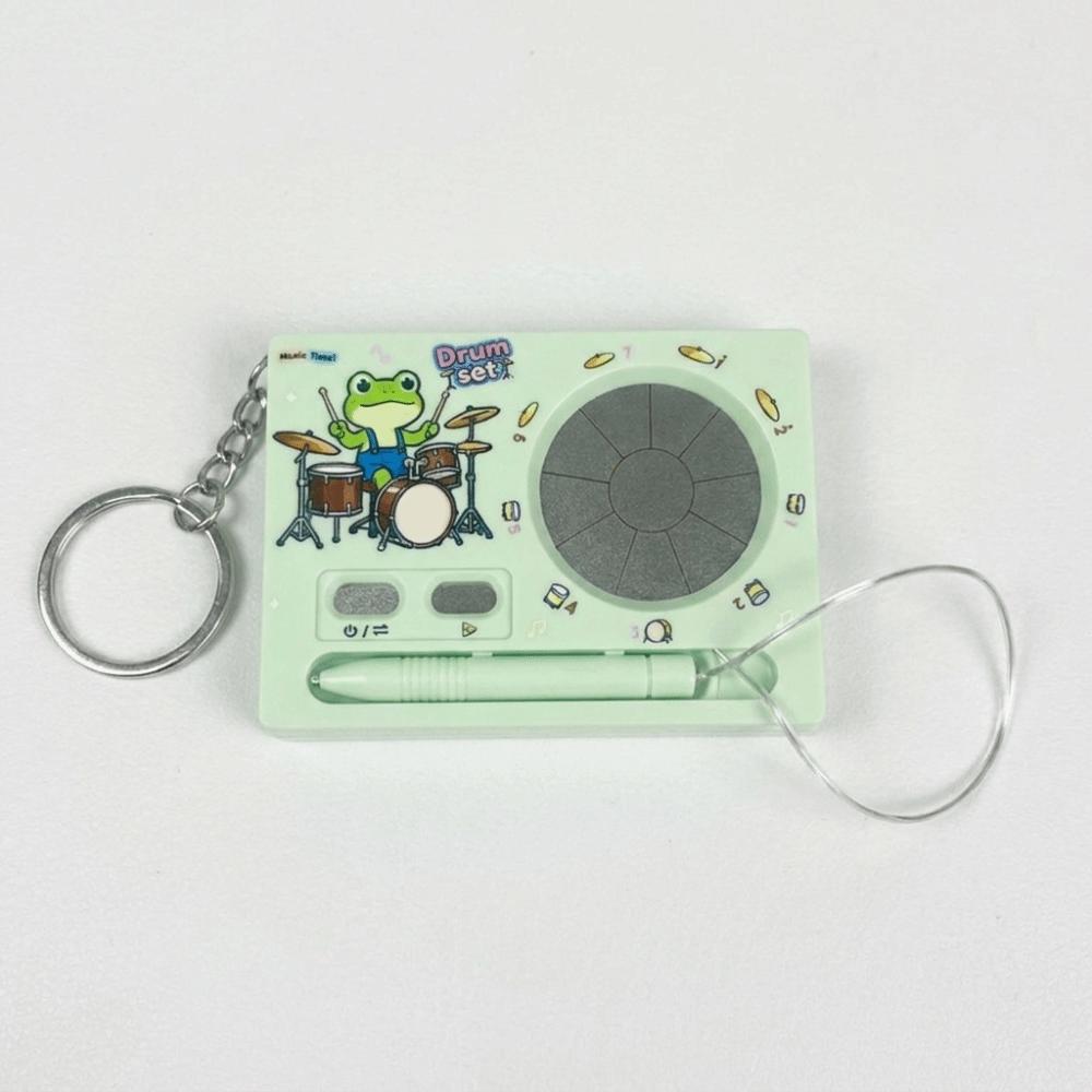 Lightweight Music Instrument Keychain Compact Portable Size Sound Fidget Pendant Holiday Gift