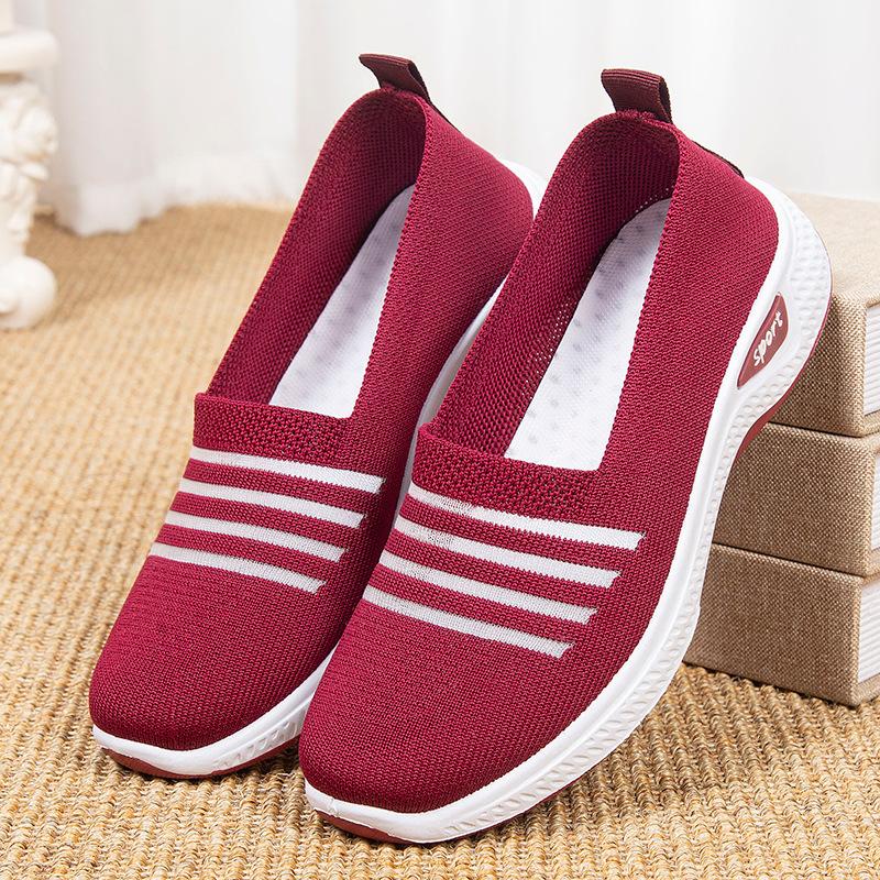 Nové letní dámské prodyšné tenisky síťovaná lehká měkká podrážka dámská běžecká obuv pro volný čas